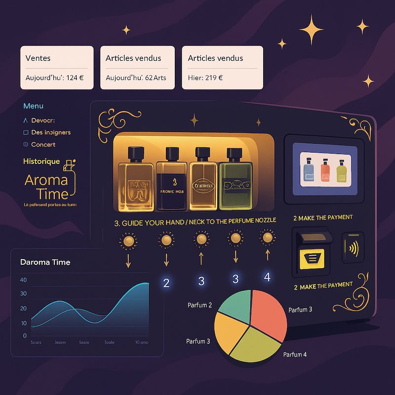 Tableau de bord Aroma Time