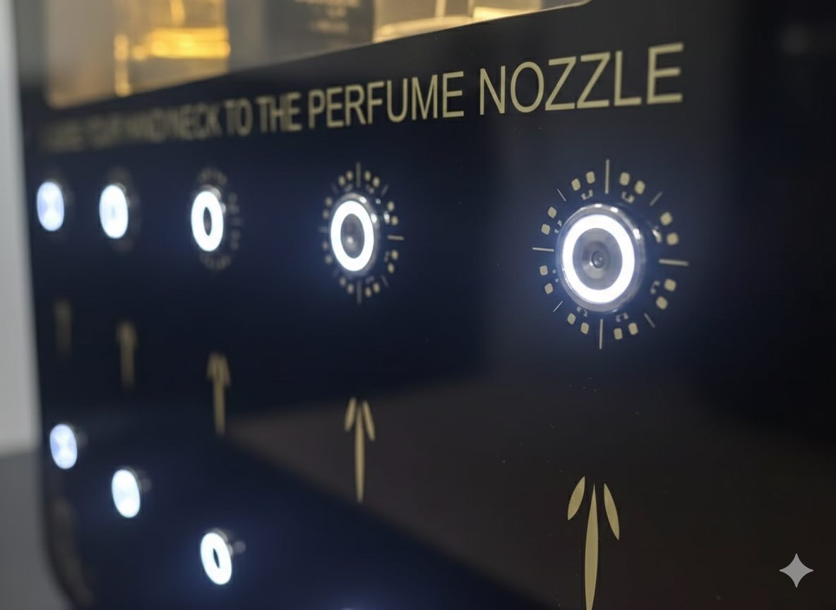 Technologie de diffusion du distributeur sprays parfum Aroma Time